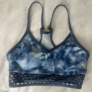 Blue tye dye bra by PINK
